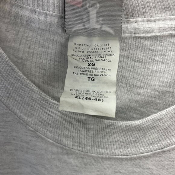 Vintage Y2K Kenya Flag T-Shirt Hanes Beefy XL Gray Map Graphic Usilete Compe - Picture 8 of 16